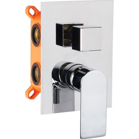 Mitigeur de douche encastré 3 voies, moderne (1/2)