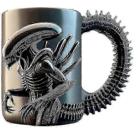 Mug 325 ml - Mug à café motif extraterrestre - Un cadeau pour les amateurs de films d'horreur (1/3)