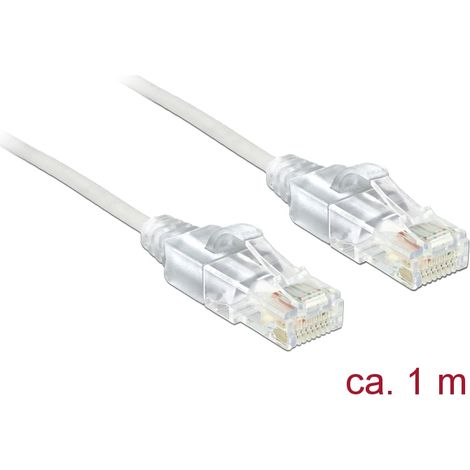 Kabel rj45 cat.6 utp slim 1m delock