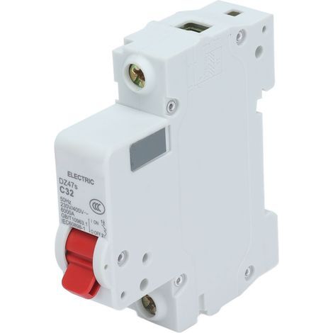 Niederspannungs-Leistungsschalter, 6000 A Abschaltvermögen, 1-polig, DIN-Schienenmontage, 32 A, 230 V/400 V (1/5)