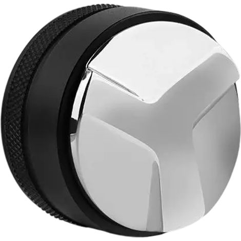 Presse à café en acier inoxydable à trois feuilles, presse à poudre, marteau à poudre réglable à double tête et quatre feuilles. (1/5)