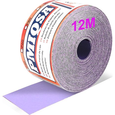 Rouleau de Papier de Verre Céramique Violet 70 mm x 12 m, Grain 800 (1/5)