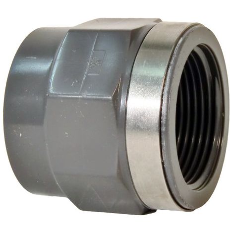 GFROHR GF Holl.PVC-U 32x1'PN16 Pièce d'insertion collage.vissage.filetage joint torique EPDM 721510208