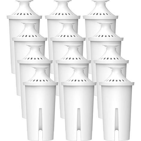 Waterdrop TÜV SÜD, NSF-zertifizierte Filterkartusche, Ersatz für Brita® Classic OB03, Mavea® 107007, 35557, PearlCo®, Aqua Optima® RUF916 Wasserkanister (12) (1/5)