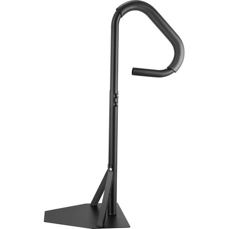 Main courante de bain à remous, rotative à 360°, hauteur réglable 88,9-144,8 cm, aluminium inoxydable, montage sous bassin, capacité 272,2 kg. (1/5)