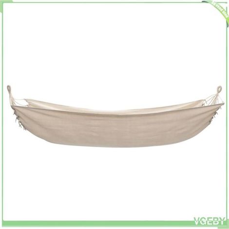 Hamac - FAFEICY - 40357 - Toile 260x150 cm - Crème - Charge 200 kg (1/4)