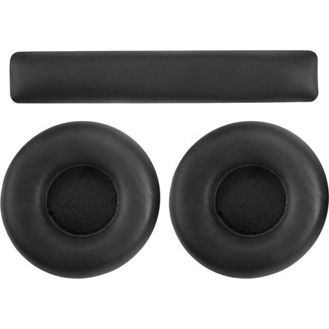 Ohrpolster, Ohrmuscheln aus Leder und Ersatz-Kopfbügel (1 Set) für Synchros E40BT E40 Kopfhörer. (1/5)