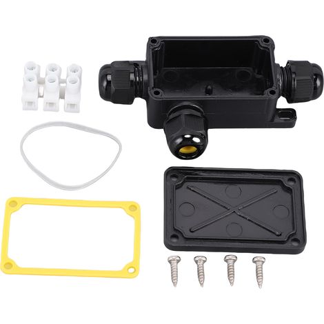 [JAMAIS UTILISÉ]Boîtier de protection extérieur pour câbles électriques, étanche IP66, pour multiprise, prise, minuterie, guirlandes lumineuses FSH6866-3P (1/5)