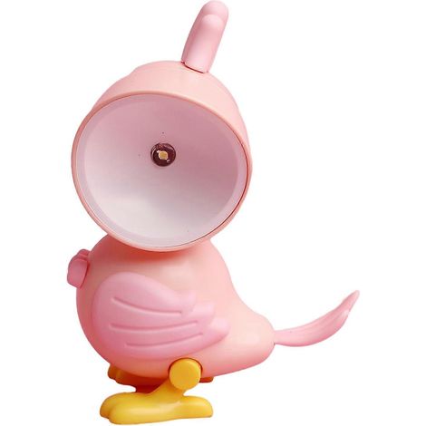 Petit Mignon Bird Table Lampe Dessin animé Parro – étanche éclairage LED – pour Extérieur – Rose (1/5)
