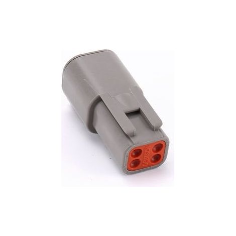 Waterproof connector for automotive wiring harness DTM04-4P, DTM06-4S, heavy-duty plug for excavator. (1/4)