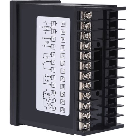 CH402 AC85–264V Hochpräziser intelligenter PID-Temperaturregler mit Thermostatrelais und TC/RTD-Eingang (1/5)