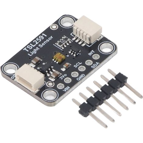 Module Capteur Optique Numérique TSL2591 Interface I2C Haute Plage Dynamique Détection Lumineuse 3-5V Compatible QWIIC (1/5)