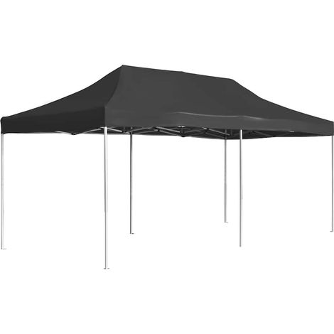 vidaXL Tente de réception pliable Aluminium 6 x 3 m Anthracite (1/4)