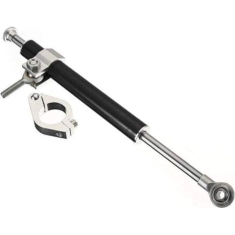 Amortisseur de direction réglable, stabilisateur de moto, amortisseur en titane modifié, stabilisateur de guidon à longue barre en titane (1/4)