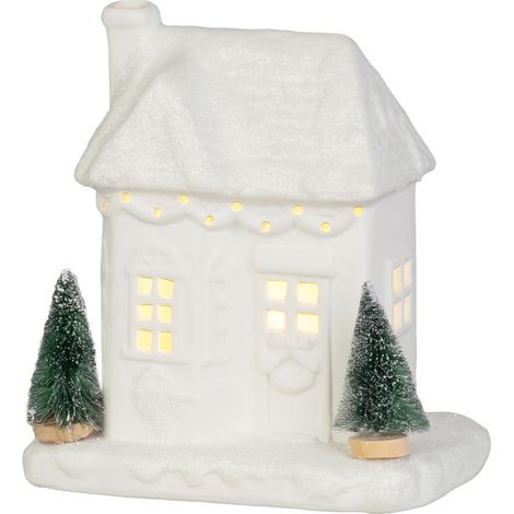 Dekoration MagicHome Weihnachten, Haus, LED, 9x15x17 cm (1/5)