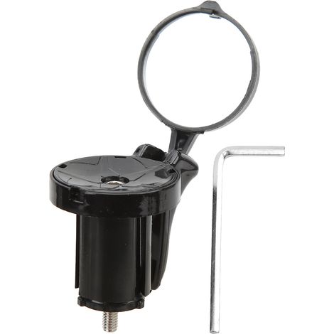 Rétroviseur de vélo 360°, distance visible 20-40m, léger, miroir arrière pour guidon de vélo de route (1/5)