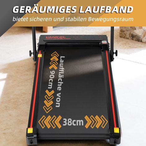 Tapis de course électrique pliable domestique, vitesse max 12 km/h, appli et télécommande, écran LED, inclinaison ajustable, charge 120 kg, moteur 0,75 CV. (1/5)