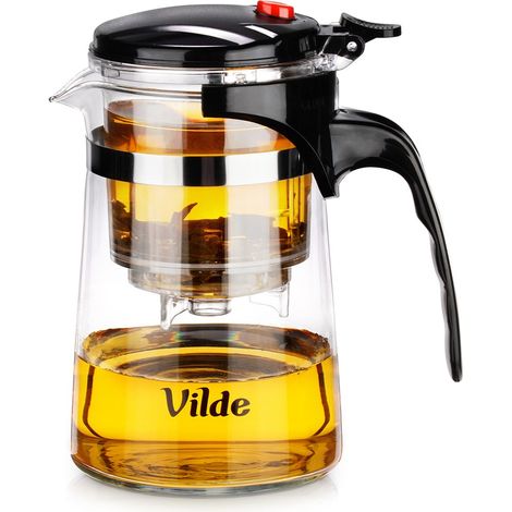 Glaskrug mit Tee-Aufsatz, 600 ml (1/5)