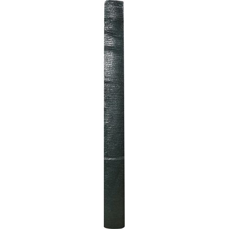 GREENGERS - BRISE-VUE ET PARE-SOLEIL POUR JARDIN, CLÔTURES DÉCORATIVES - BRISE VUE OCCULTANT 75% - VERT - 1M X 10M - TOILE D'OMB (1/4)