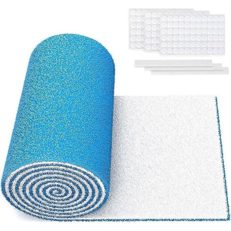 Luftkanalfilterrolle (120" x 12"), individuell zuschneidbar (über 50 Filter), Filterset für Heizungs- und Lüftungskanäle in Wohnhäusern (Boden und Decke) (1/5)