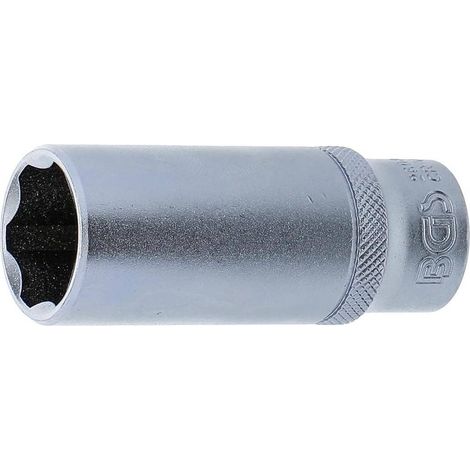 Douille pour Clé Super Lock Longue 10 mm (3/8) - 18 mm - Précision et Durabilité, Acier, Zones Difficiles - D-Work (1/5)