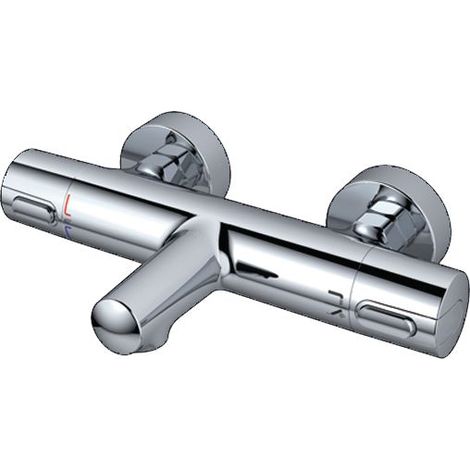 mezclador ba–o-ducha Termost‡tico mural IDEAL est‡ndar CERATHERM 100 150 mm + ou - 13 mm cromo ref. A4623AA (1/2)