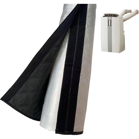 Protezione per tubo flessibile del condizionatore, tubo isolante per condizionatori portatili, copertura protettiva per tubo di scarico di condizionatori mobili da 5" e 5,9", antipolvere e lavabile (a (1/5)