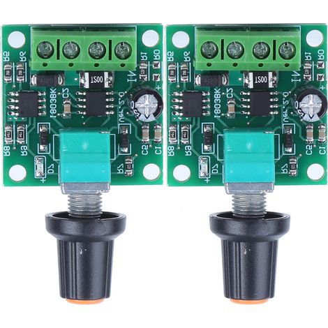 contrôleurs de vitesse pour moteur CC PWM 1,8 V, 3 V, 5 V, 6 V et 12 V 2 A, interrupteur de commande basse tension 1803BK (1/5)