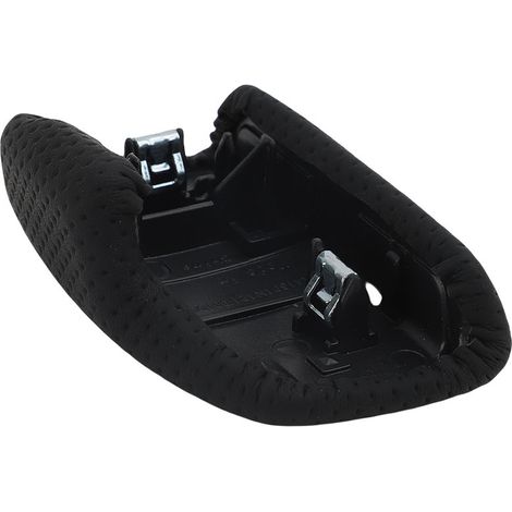 Couvercle de pommeau de levier de vitesse 4M1713139F Remplacement de protection de transmission de levier de vitesse automobile pour S4 Avant Quattro 2016 + cuir noir perforé (1/2)