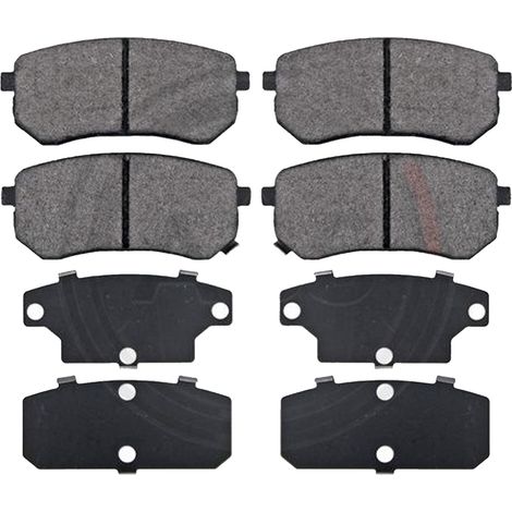 KIT PASTIGLIE FRENO POSTERIORI compatibile con HYUNDAI i10 (PA) / PASTIGLIE FRENANTI AUTO OEM FDB1902 , / SOSTITUZIONE DIRETTA / BASSA POLVERE / SILENZIOSO