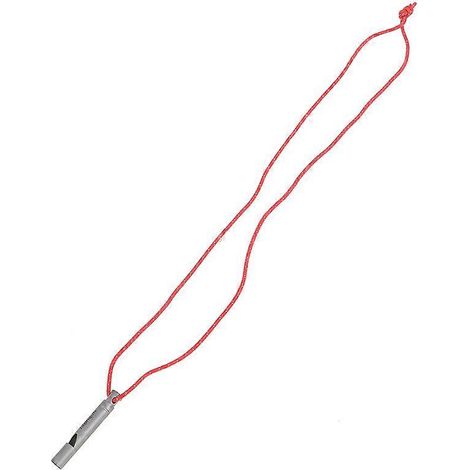 Sifflet ultraléger en titane avec cordon, sifflet d'urgence portable pour le camping, outils de survie en extérieur, camping, randonnée, tourisme (1/5)
