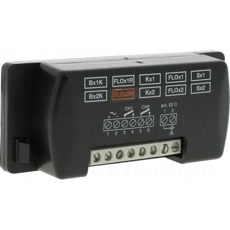 Nice – Récepteur 433.920 MHz pour motorisation de portail – 2 canaux – Alimentation 12V/24V – Programmation par autoapprentissage