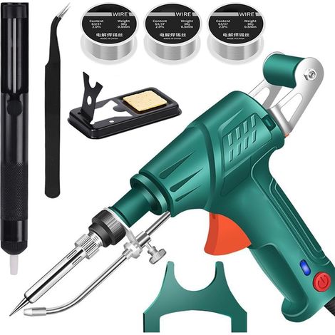 Kit de soudage 5 pièces - Pistolet laser industriel polyvalent chauffant intérieur - Outil multifonction bricolage domestique