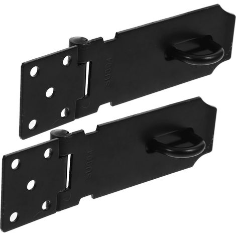 aus Edelstahl 304 2er Set verstärkt schwarz 10 cm 4 Zoll