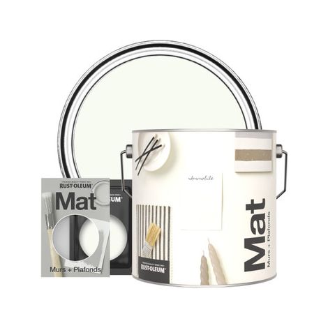 Rust-Oleum Peinture pour murs et plafonds mate lessivable - Immobile (1/3)