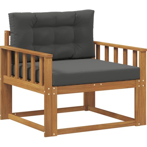 Sofa de milieu extérieur Bois d'Acacia Massif Naturel (1/5)