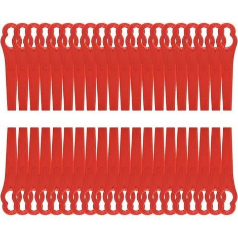 Lame Coupe Bordure Lames en Plastique de Rechange 8,3cm pour Jardin et Pelouse Coupe Bordures Grass Trimmer (120 Pcs) (1/5)