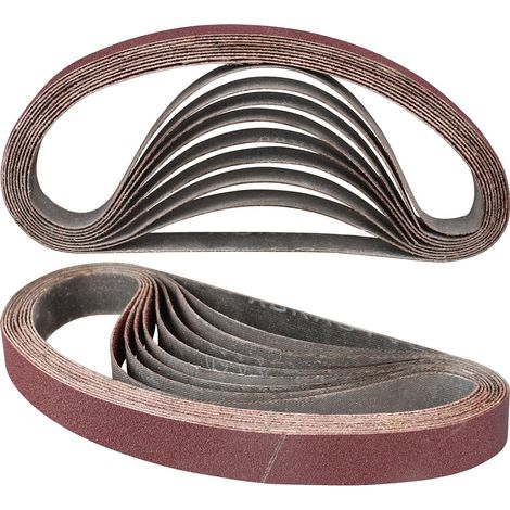 Bande Abrasive 20 x 520 mm,12PCS 400 grain Ensemble de Bandes Abrasives,pour une performance prolongée. (1/5)