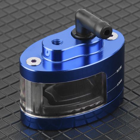 Réservoir d'huile de frein et d'embrayage universel pour cylindre, accessoire moto bleu (1/5)