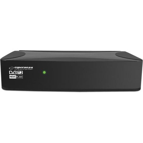 Esperanza EV108R descodificador para televisor Cable Negro (1/4)