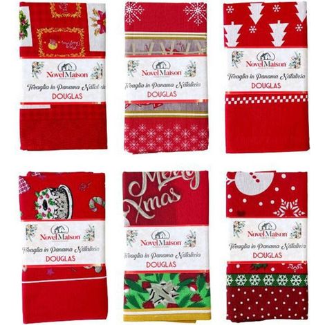 Trade Shop - Mantel Navidad Tela Panama Resistente Tema Navidad Fantasias Varias 12 Plazas - (1/3)