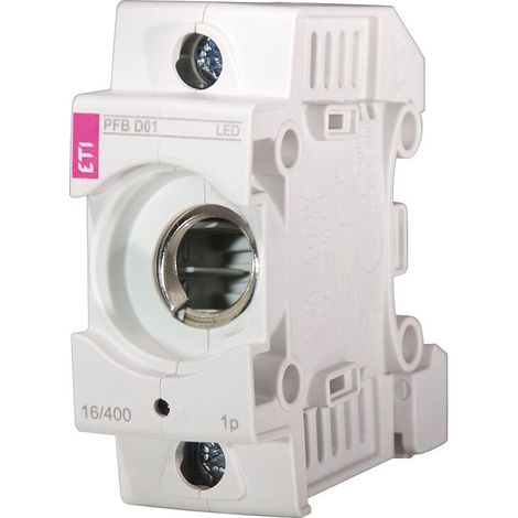 Neozed ETI D01 socle fusible 1-pôle avec LED, PFB D01 1p LED, REG
