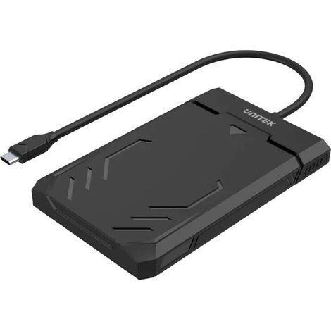 Unitek Y-3036A - DiskGuard Raiden 2.5" USB-C to SATA III 2.5" HDD/SSD Hard Disk Enclosure (1/3)