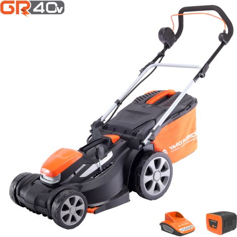 Tondeuse à gazon sans fil 40cm, batterie lithium ion 40V Yard Force LM G40A (1/5)