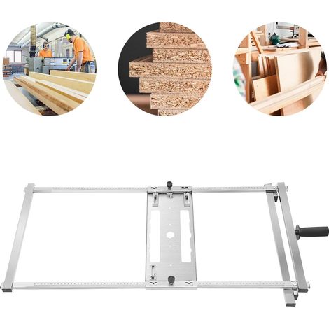 7 Zoll Multifunktion Holzbearbeitung Positionierung Schneidplatte Werkzeug, Edelstahl elektrische Kreissäge Kantenmaschine, elektrische Kreissäge Kantenführung Schneidwerkzeug (1/5)