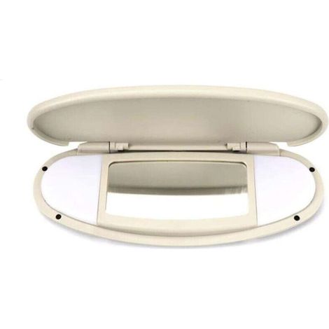 Miroir de Maquillage de Voiture, Pare-Soleil Miroir de courtoisie Couverture Pare-Soleil Miroir Couverture Remplacement Compatible avec BMW Mini R55 R56 R60 2007-2014