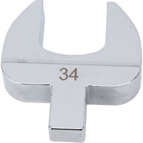 Clé à œil ouverte en acier à haute teneur en carbone 14 x 18 mm, remplacement de clé à œil, finition chromée entièrement polie, 34 mm / 1,34 po (1/5)