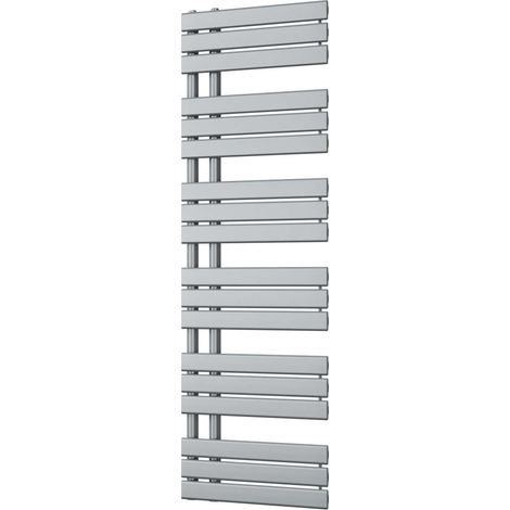 Tristan - Silver Towel Radiator - H1564mm x W500mm (1/3)
