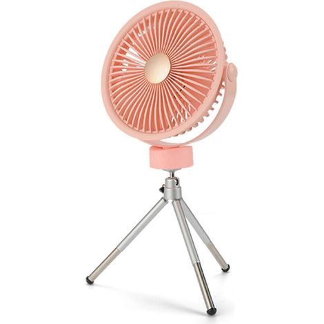 Ventilateur sur pied portable de 2,25 m (7,4 pi), ventilateur de plafond pour le camping, ventilateur de plafond pour l'été et la plage (1/4)