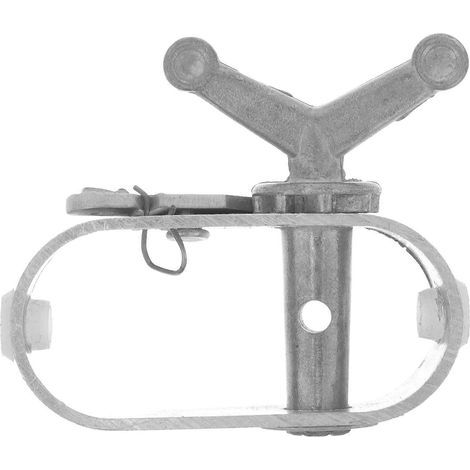 Seilspanner für Seilwinden, Poolabdeckungsseilspanner, Mini-Seilspanner, Stahlseilspanner – 9,00 x 7,00 x 2,50 cm – Silber (1/4)